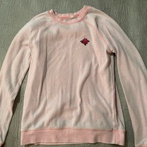 Charlotte Ruse light weight, light pink sweatshirt size XS.
